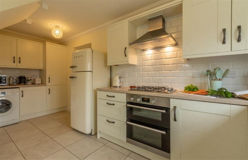 Ground floor: A well equipped kitchen at Shellseekers, Snettisham near Kings Lynn