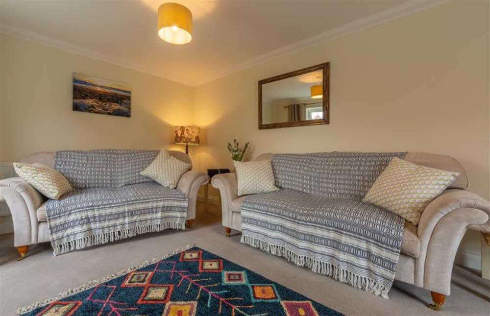 Ground floor: Take a seat and relax in the sitting room at Shellseekers, Snettisham near Kings Lynn