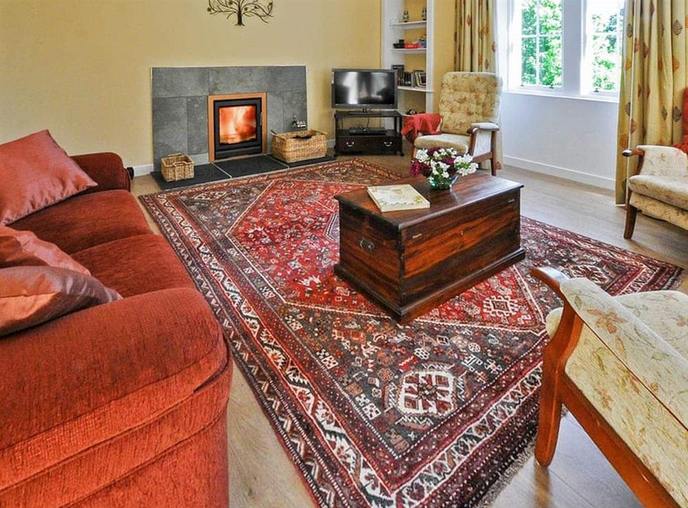 Living room at Shepherds Cottage in Dunbar, East Lothian