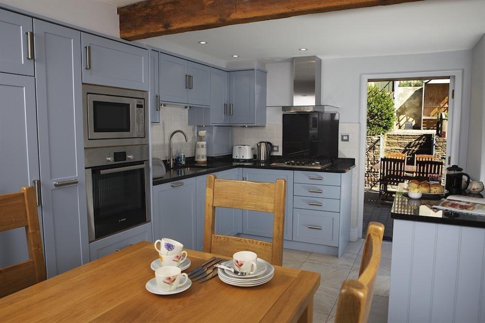 Recently refurbished kitchen/dining area at Shepherds Cottage in Goveton, Nr Kingsbridge