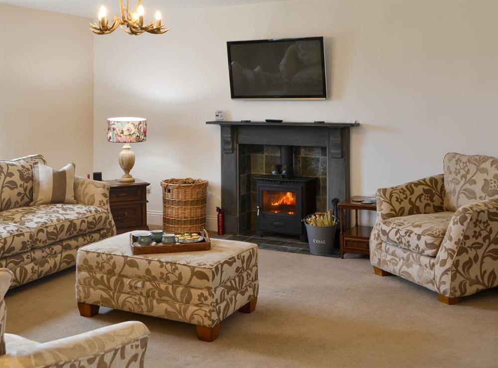 Living room at Shepherds Cottage in Longframlington, Northumberland