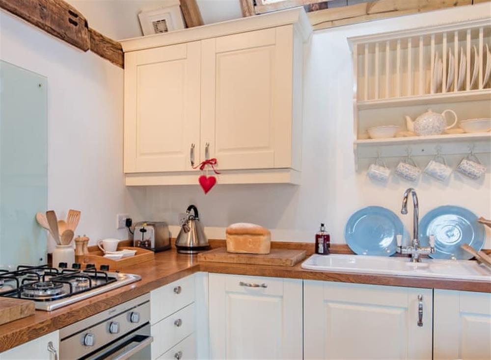 Kitchen at Shepherds Cottage in Pett,  Sussex, England