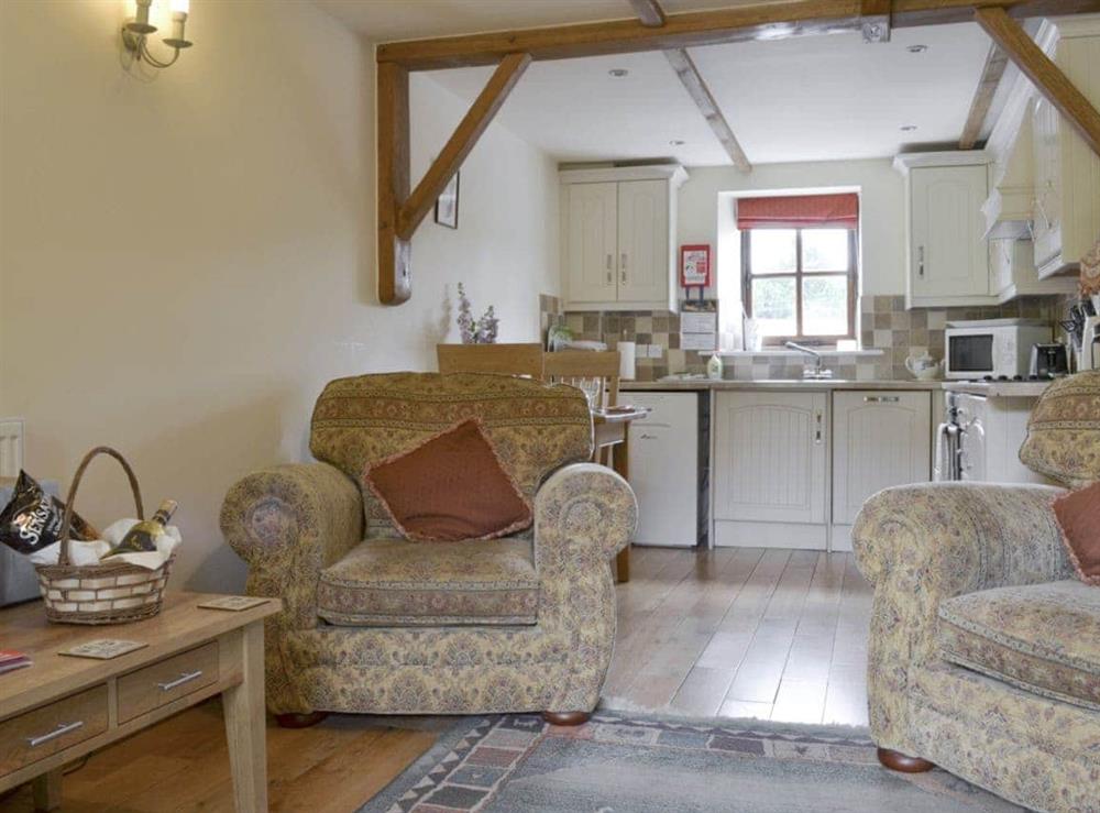 Welcoming open plan living space at Shepherds Den in East Meon, Petersfield, Hants., Hampshire