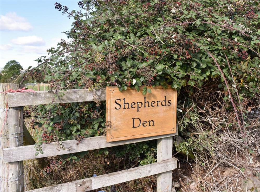 Entrance to the grounds at Shepherds Den in Newton Le Willows, North Yorkshire