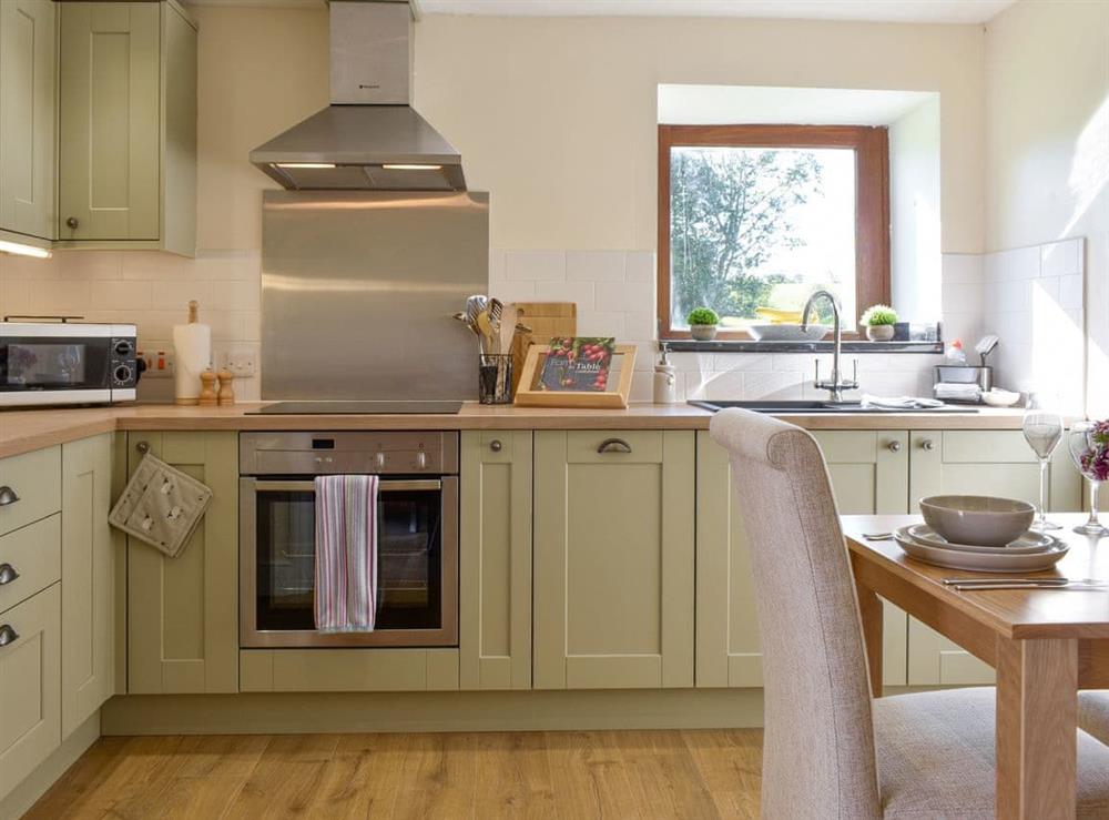 Kitchen/diner at Shepherds Den in Newton Le Willows, North Yorkshire