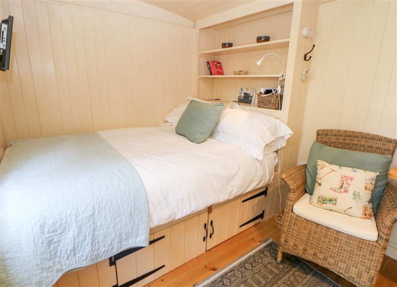 This is a bedroom at Shepherds Hut, Castleton