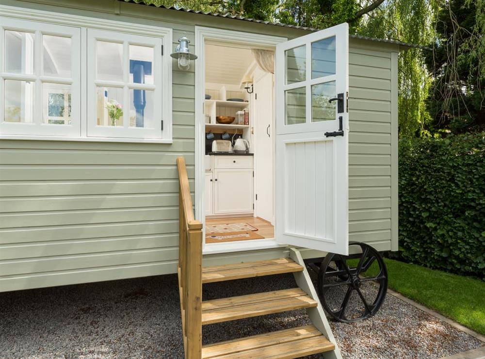 Exterior at Shepherds Hut in Coxwold, near Helmsley, North Yorkshire