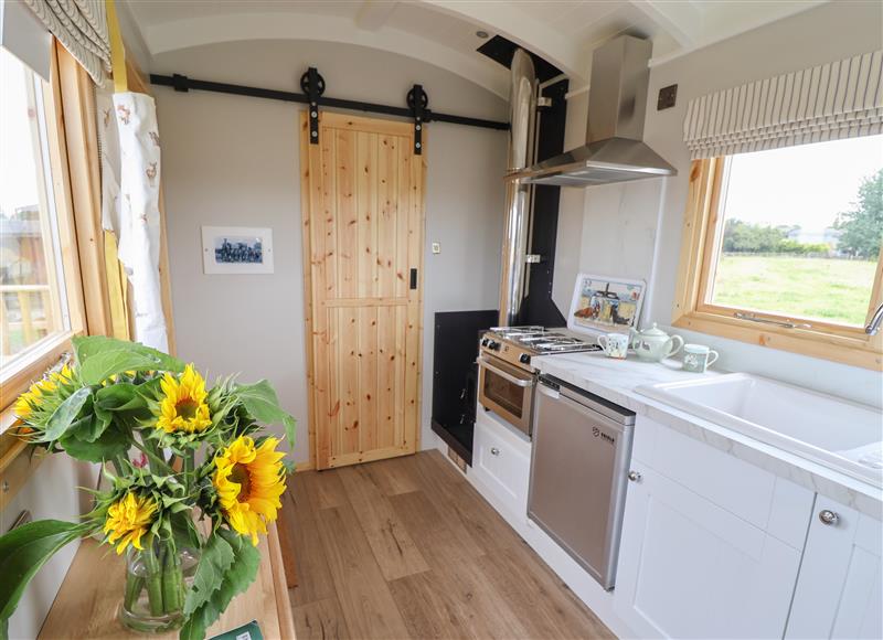 This is the kitchen at Shepherds Hut, Garthorpe near Scunthorpe