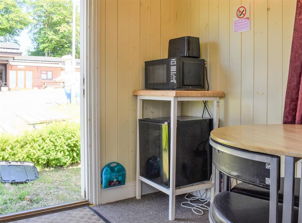 Open plan living space (photo 2) at Shepherds Hut in Harpford, near Sidmouth, Devon