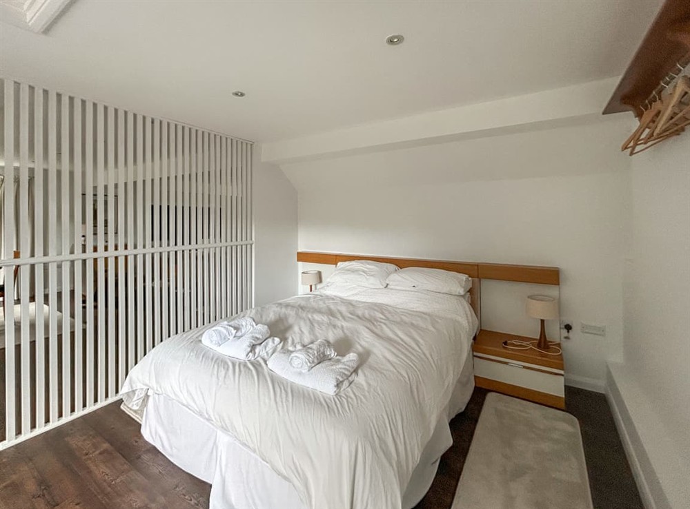 Double bedroom at Shepherds Loft in Horsham, near Brighton, West Sussex