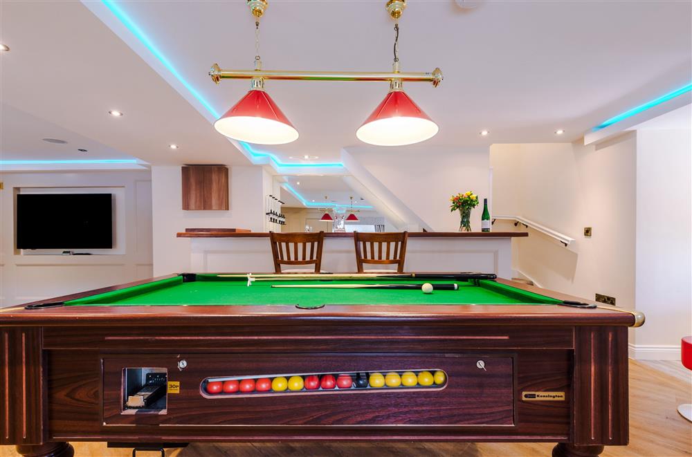 Enjoy a leisurely game of pool