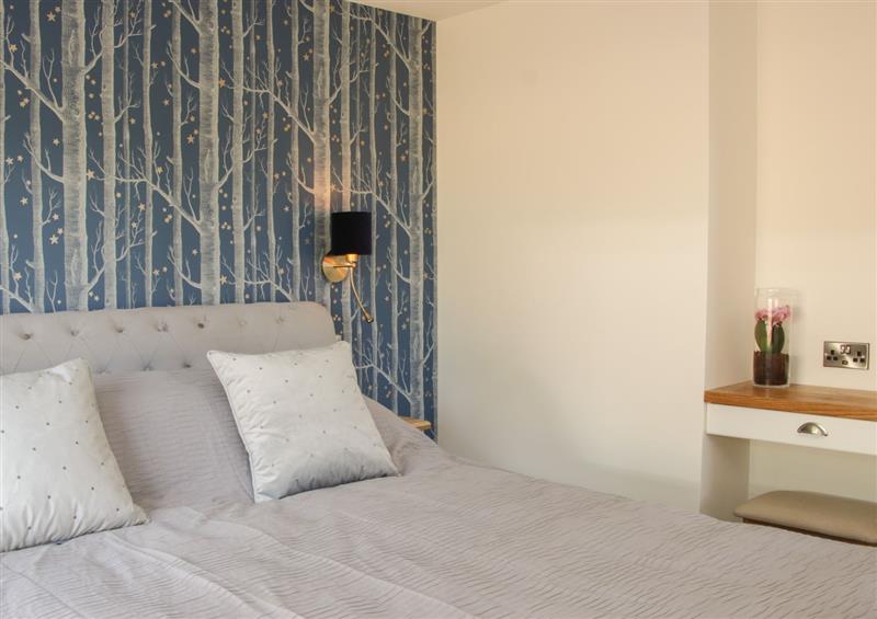 One of the bedrooms at Shepherds Rest, Llandyssil near Montgomery