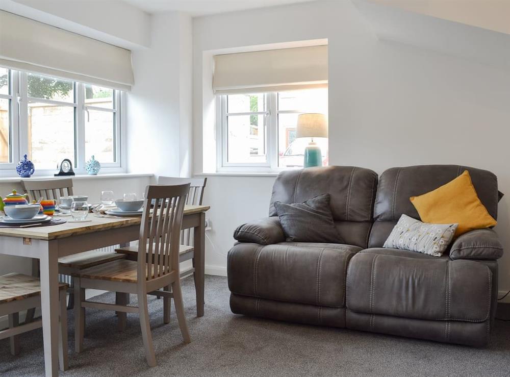 Comfy living/ dining room at Shepley Mews in Glossop, Derbyshire