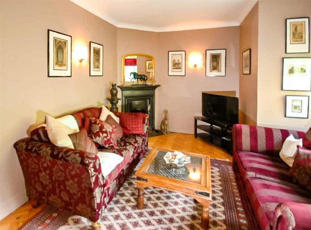 The living room at Sheriff Cottage in Highbrook, West Sussex