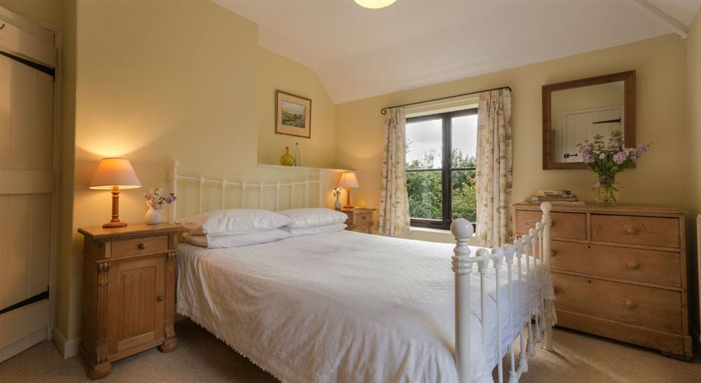 The large double bedroom at Sheringham Wood Farm in Upper Sheringham, Norfolk