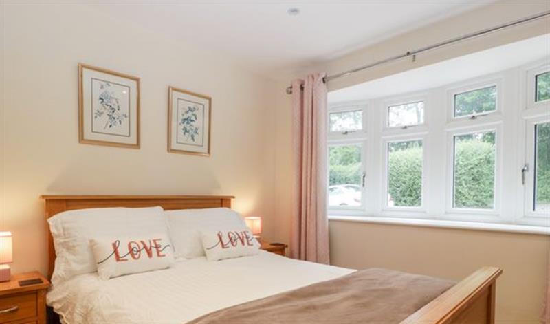 One of the bedrooms at Sherpa, Wellow