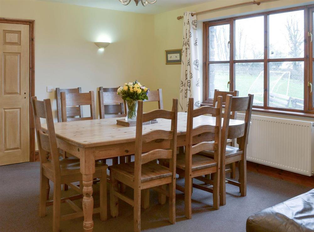 Spacious dining room at Chestnut House, 