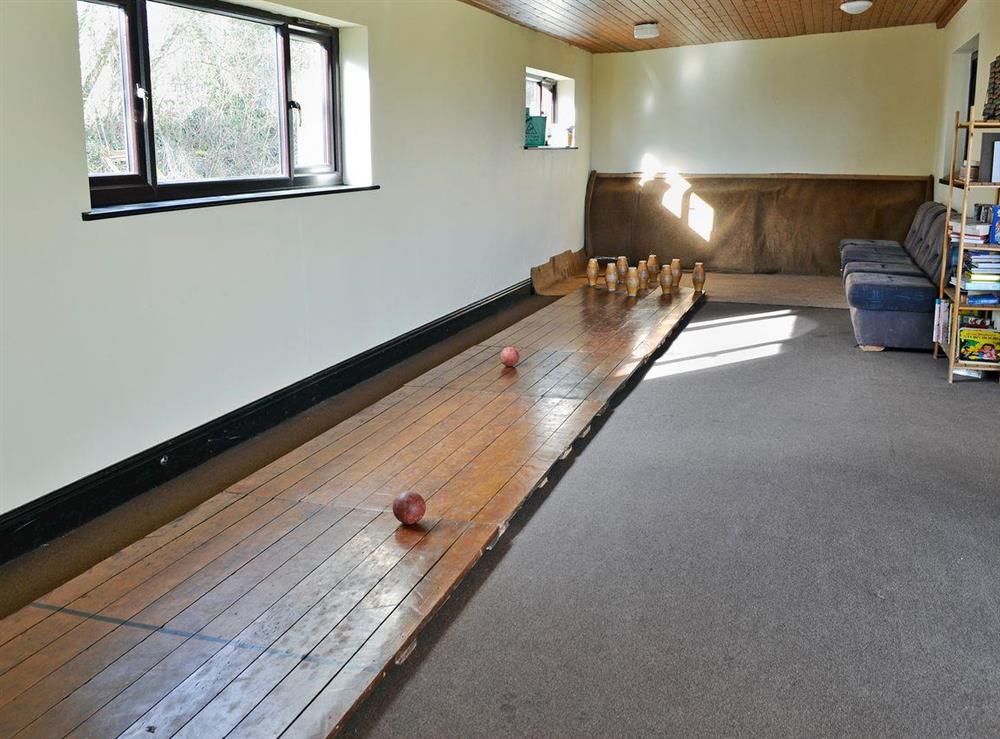 Fun bowling alley at Great Meadow, 
