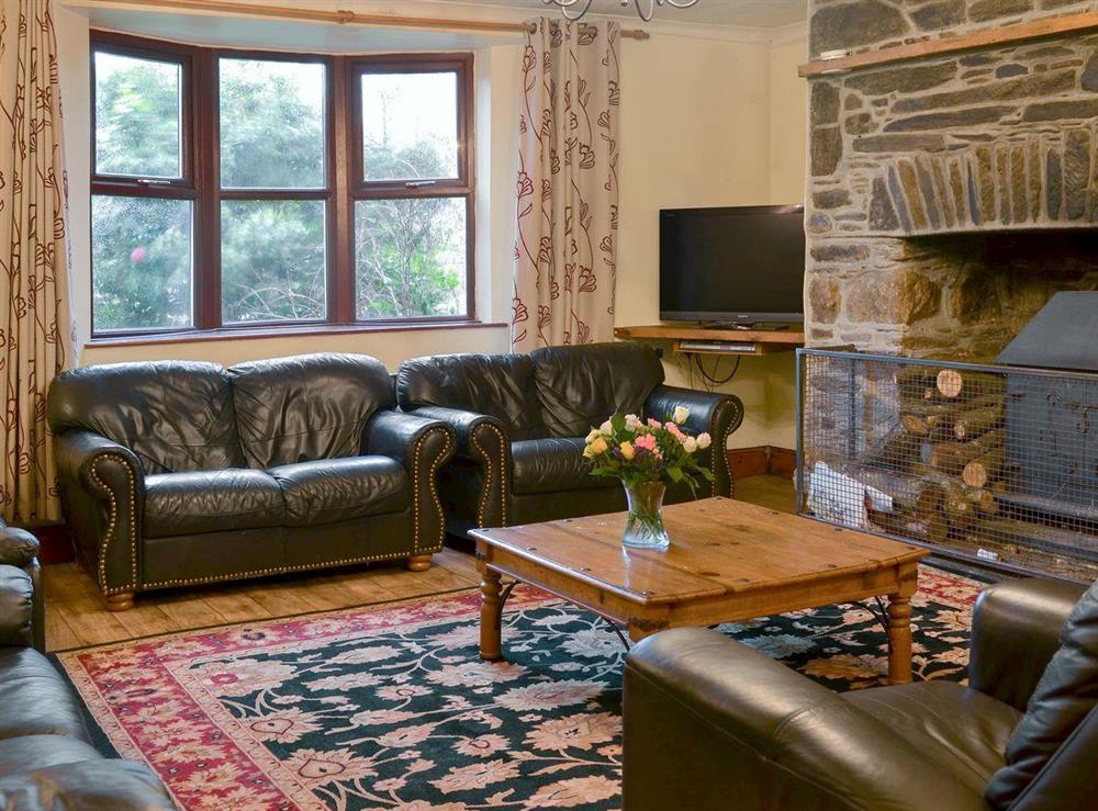 Cosy living room at Sherrill Farmhouse, 