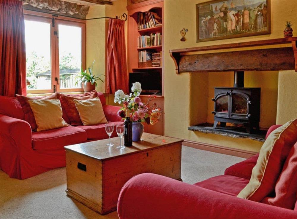 Living room at Sherwell Cottage in Buckfastleigh, Devon