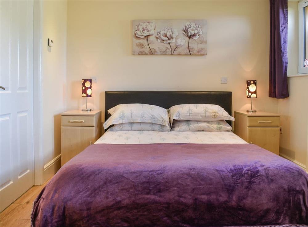 Double bedroom at Sherwood Forest Lodge in Kings Clipstone, near Mansfield, Nottinghamshire