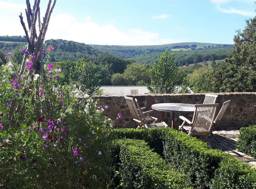 Terrace at Shewte Farm in Bovey Tracey, Devon