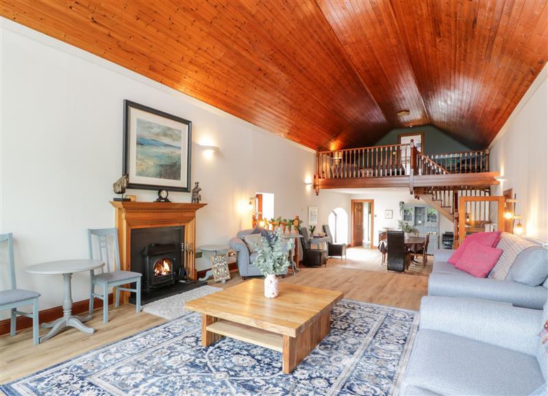 Relax in the living area at Shieldhill Farm House, Falkirk