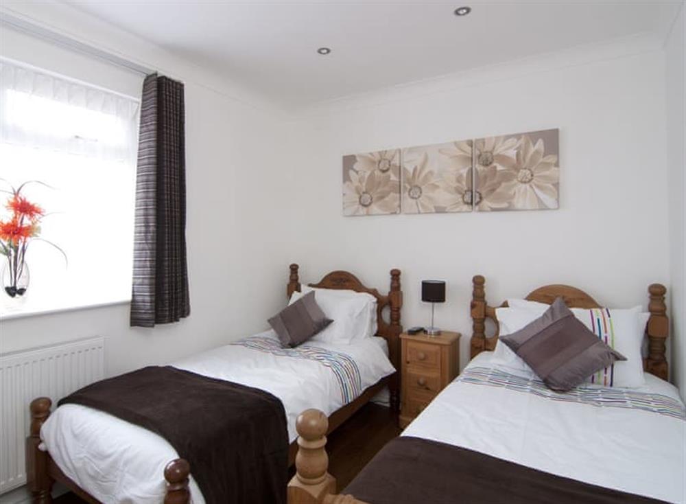 Twin bedroom at Shiloh Cottage in Isle of Wight, Ryde & East Wight