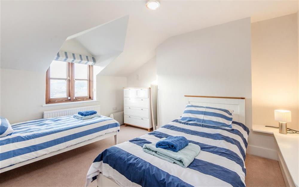 Twin bedroom 4. at Shingle House in Torcross