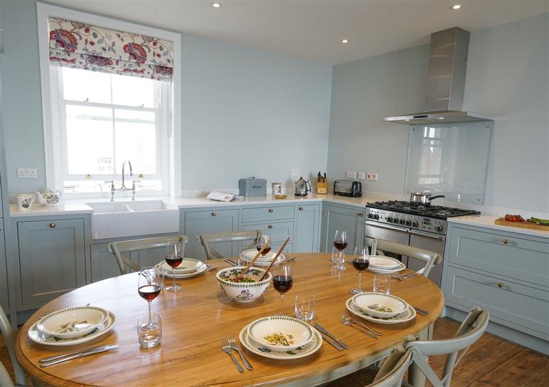 This is the kitchen at Shingle Skies, Aldeburgh, Aldeburgh