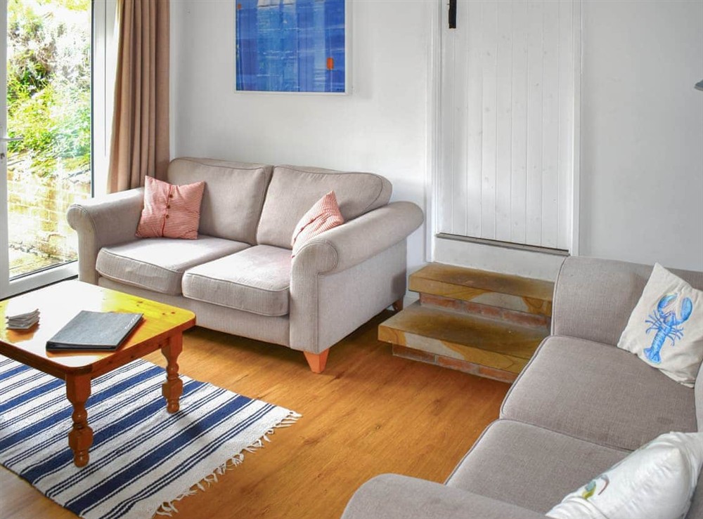 Living room at Shippen in Sidmouth, Devon