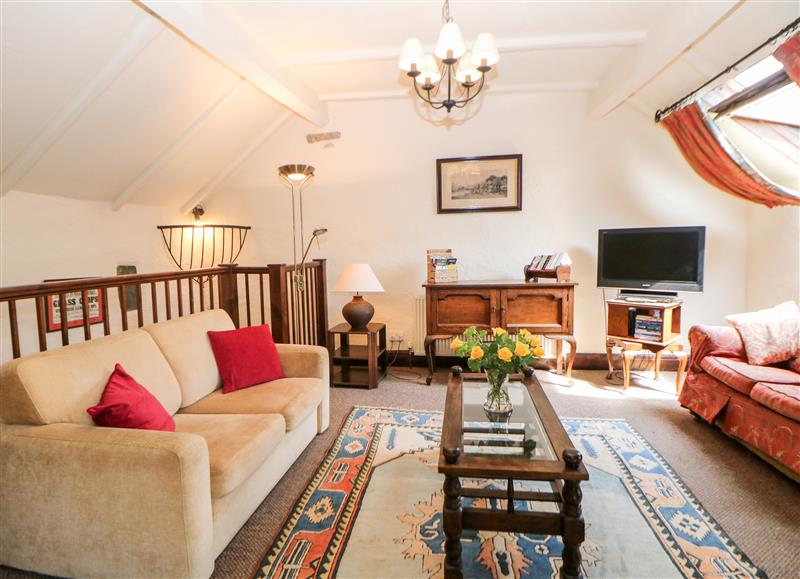 The living room at Shippon Cottage, Castleton