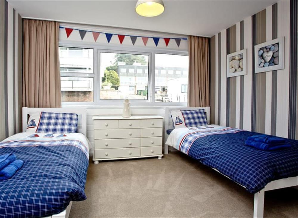 Twin bedroom at Shipshape in , Brixham