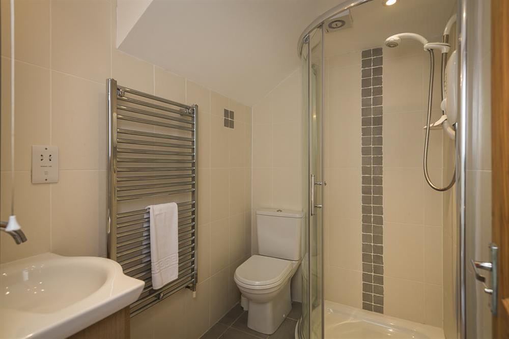 Second floor shower room at Shipwrights in 11 Coronation Road, Salcombe