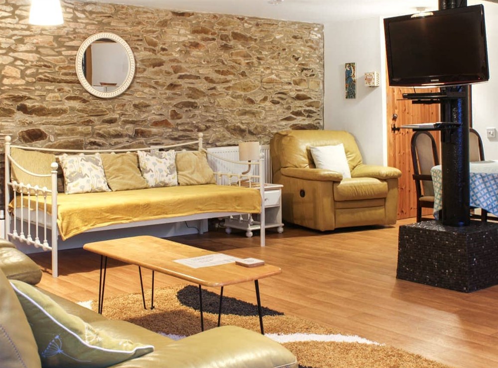 Living area at Shire Cottage in Liskeard, Cornwall