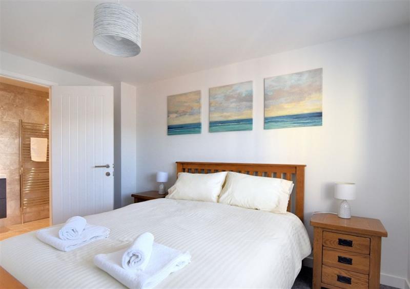 One of the 3 bedrooms at Shire View, Lyme Regis