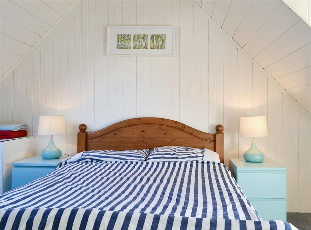 Peaceful double bedroom at Shore Cottage in Arnisdale, near Glenelg, Ross-Shire