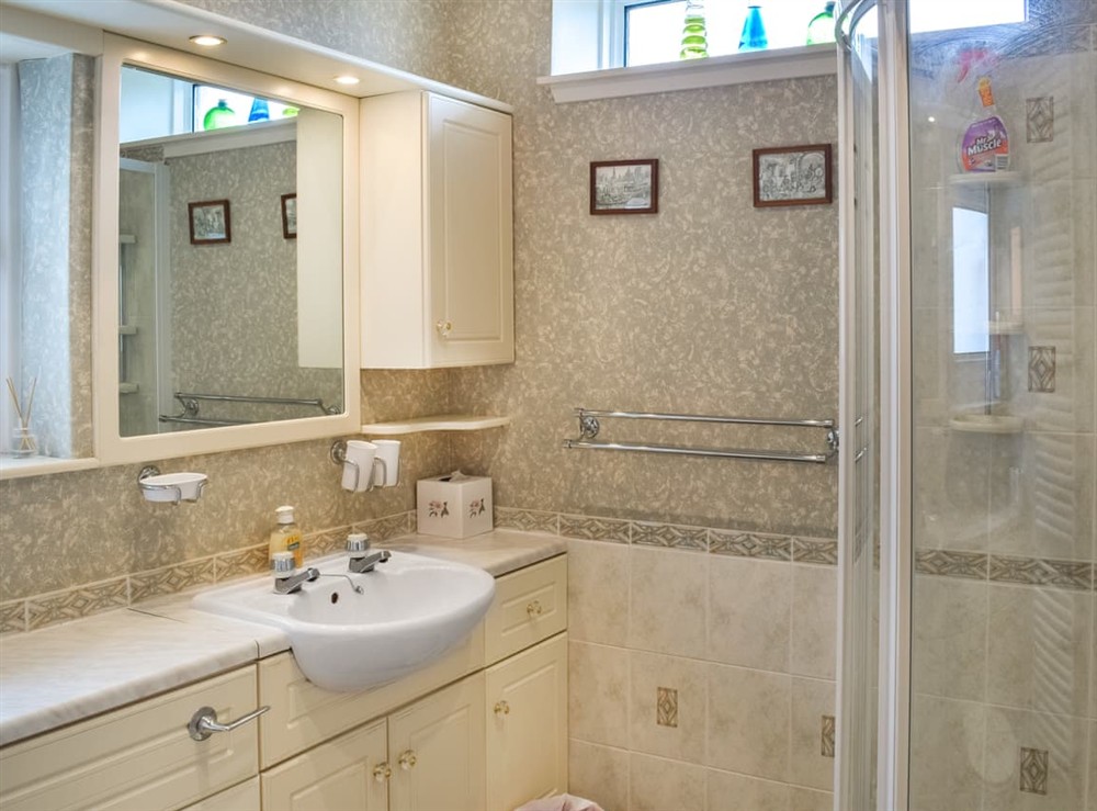 Bathroom at Shore Cottage in Ballantrae, Ayrshire