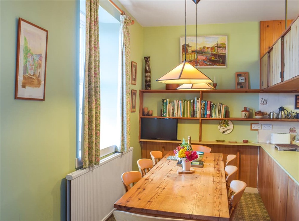 Dining Area at Shore Cottage in Ballantrae, Ayrshire