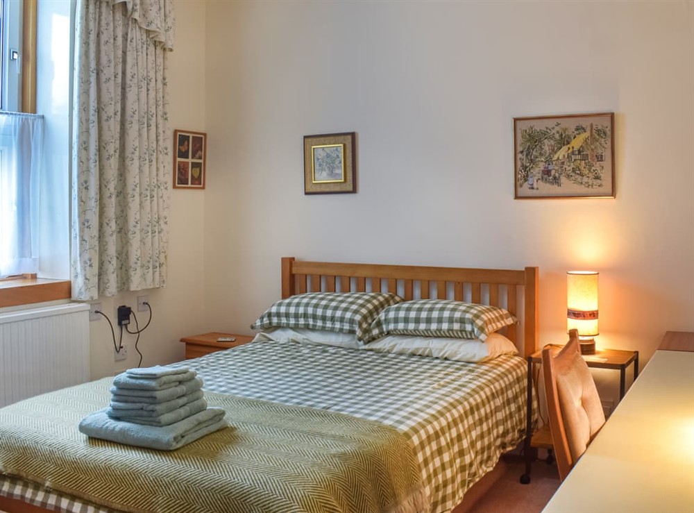 Double bedroom at Shore Cottage in Ballantrae, Ayrshire