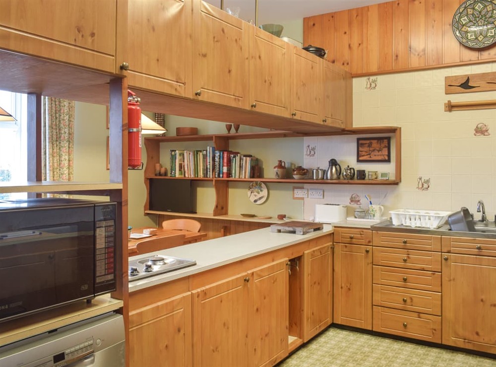 Kitchen at Shore Cottage in Ballantrae, Ayrshire