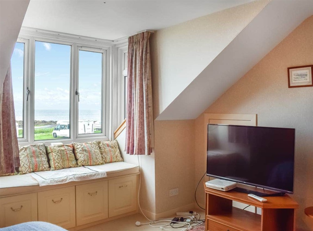 Living area at Shore Cottage in Ballantrae, Ayrshire