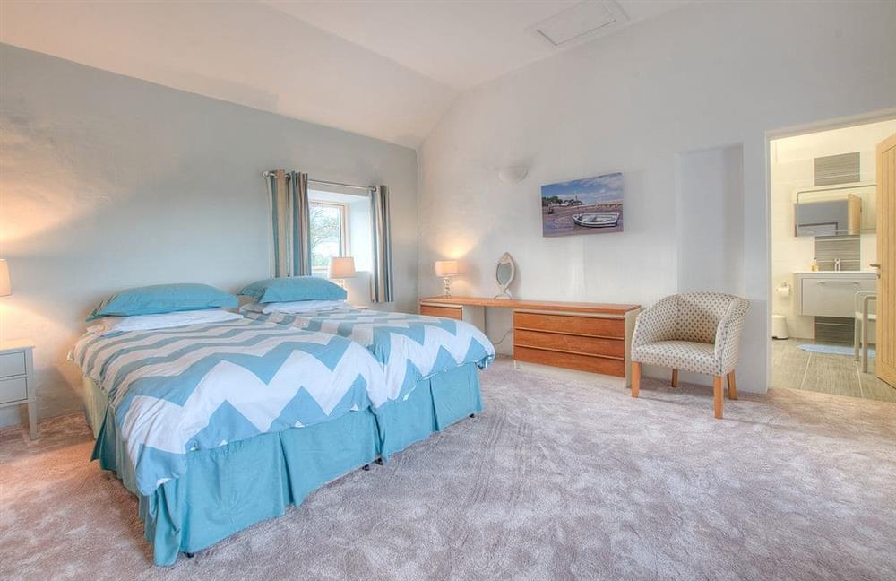 One of the bedrooms at Shore Cottage in Red Wharf Bay, Anglesey, Gwynedd