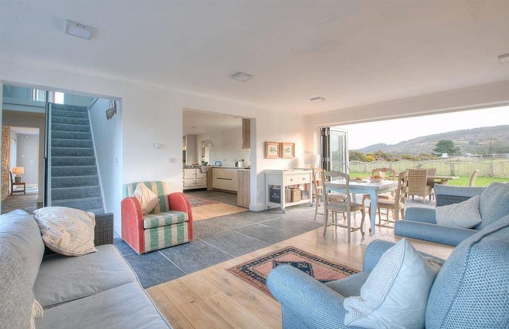 Relax in the living area at Shore Cottage in Red Wharf Bay, Anglesey, Gwynedd