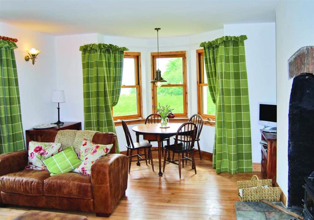 Shore Cottage sitting/dining room at Shore Cottage in Tarbert, Argyll