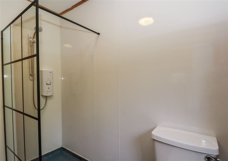 This is the bathroom at Shore Lodge Brodick Castle, Brodick