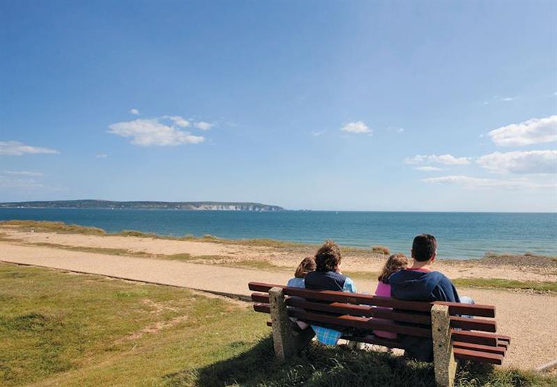 Nearby beach at Shorefield Country Park in Milford-on-Sea, Nr Lymington, Hampshire