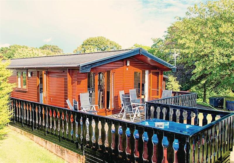 Typical Superior Lodge 4 at Shorefield Country Park in Milford-on-Sea, Nr Lymington, Hampshire