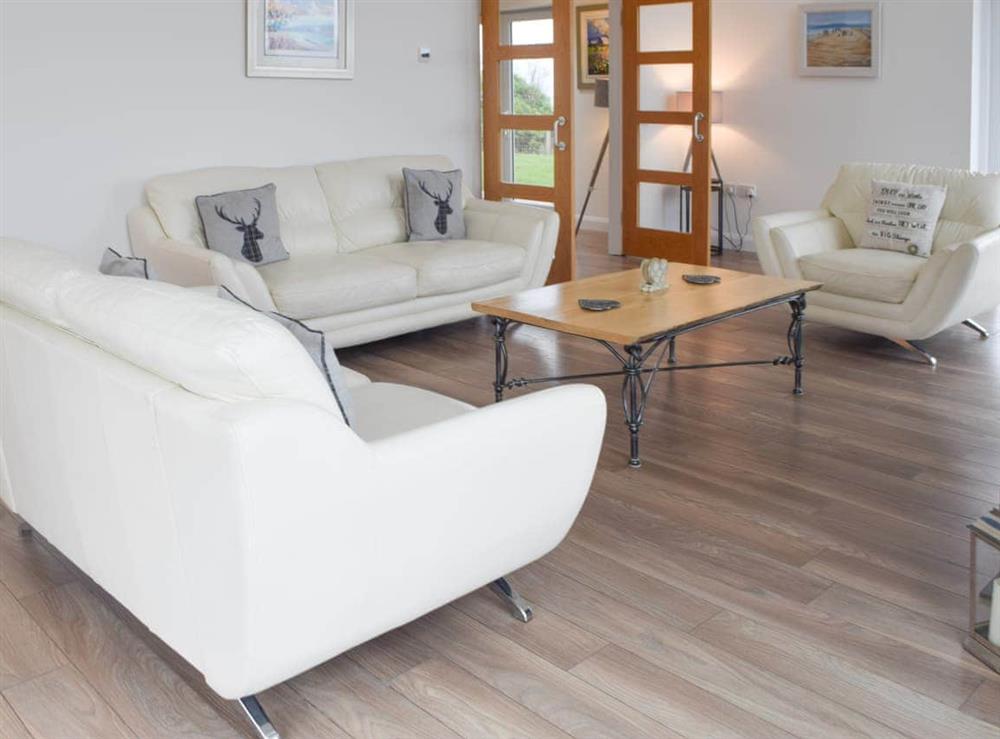 Living area at Shorehills in Carradale East, near Campbeltown, Argyll