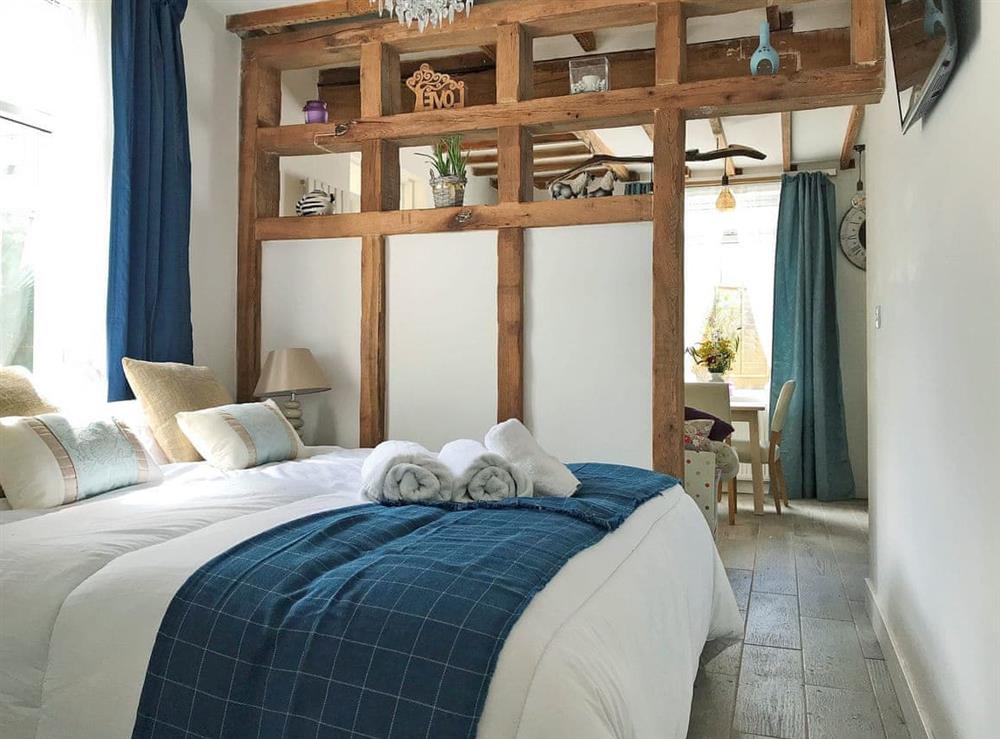 Romantic double bedroom at Shoreline in Goodrington, near Paignton, Devon